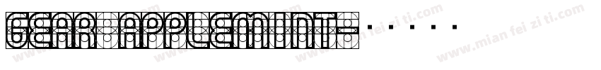 Gear Applemint字体转换
